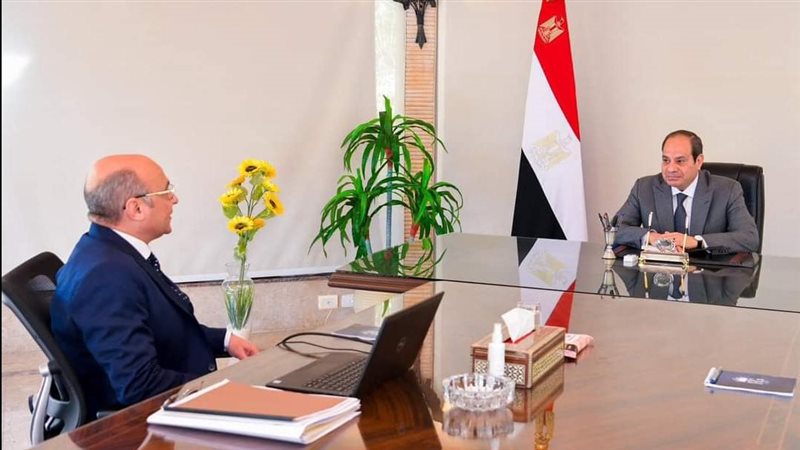 الرئيس السيسي ووزير