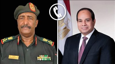 الرئيس السيسي ورئيس مجلس السيادة الانتقالى السودانى يتبادلان التهنئة بشهر رمضان