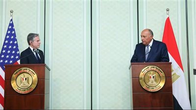 وزير الخارجية: توافق مصرى أمريكى على وقف إطلاق النار في غزة