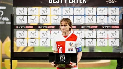 مودريتش قائد منتخب كرواتيا يتغنى بمصر بعد التتويج بكأس العاصمة