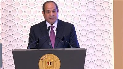 الرئيس السيسي: أؤكد تضامننا مع أشقائنا الفلسطينيين فى قطاع غزة