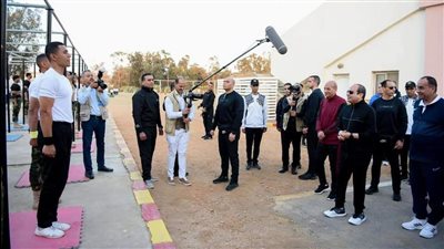 الرئيس السيسي يتفقد الأكاديمية العسكرية المصرية.. صور