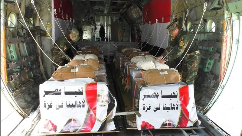 المساعدات المصرية