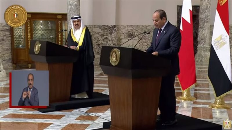 الرئيس السيسي وملك