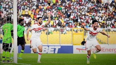 الزمالك يفوز على دريمز الغاني بثلاثية ويتأهل لنهائي بطولة كأس الكونفدرالية الأفريقية