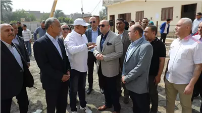 محافظ بنى سويف يتفقد أعمال إحلال وتجديد مستشفى ناصر المركزى