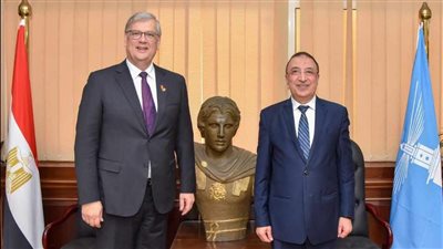 محافظ الإسكندرية يستقبل سفير هولندا لبحث سبل التعاون المشترك بين الجانبين