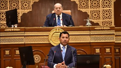 رئيس الشيوخ مشيدًا بتعاون وزير الرياضة مع المجلس النيابى: يُلبى كل المقترحات