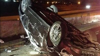 إصابة 5 أشخاص فى حادث تصادم سيارتين ملاكى بالفيوم