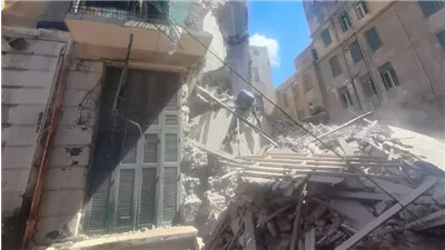 انهيار عقار قديم مكون من 3 طوابق في بولاق أبو العلا دون إصابات