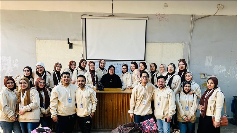 طلاب مشروع تخرج بصمة