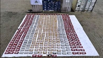 ضبط نصف طن كوكايين في حاوية بميناء شرق بورسعيد بقيمة 1.6 مليار جنيه.. فيديو