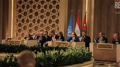 رسائل الرئيس السيسي بمؤتمر الاستجابة الإنسانية الطارئة فى غزة