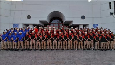 استعدادات أمنية لتأمين مباراة الأهلي وفاركو ببرج العرب الليلة 