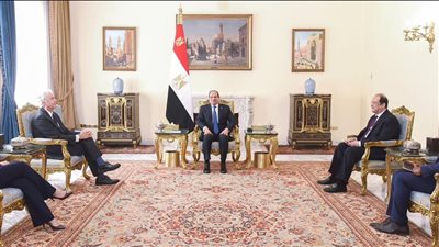 الرئيس السيسي يؤكد لرئيس الاستخبارات الأمريكية رفض مصر استمرار الحرب في غزة
