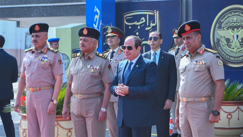 الرئيس السيسي أثناء