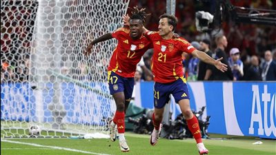 منتخب إسبانيا يفوز على إنجلترا بثنائية ويتوج ببطولة يورو 2024.. صور 