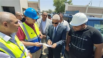 محافظ شمال سيناء يتفقد محطة الصرف الصحى بالعريش ويوجه بسرعة إصلاح الأعطال