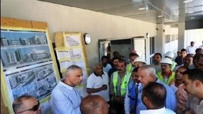 محافظ أسوان يتفقد مشروع تطوير مستشفى نصر النوبة بنسبة تنفيذ 80%