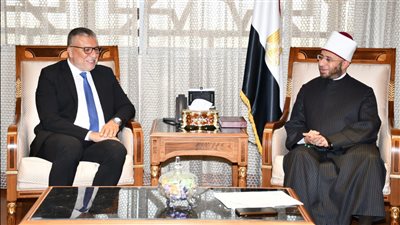وزير الأوقاف يستقبل رئيس اتحاد إذاعات وتليفزيونات دول منظمة التعاون الإسلامي