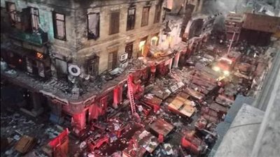 وفاة أحد المصابين بحريق العتبة داخل المستشفى