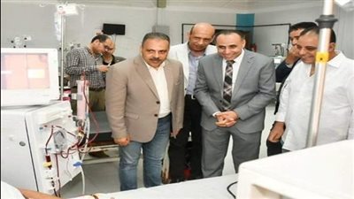 محافظ الشرقية يتفقد مستشفى الحسينية المركزى وعدد من المشروعات الخدمية