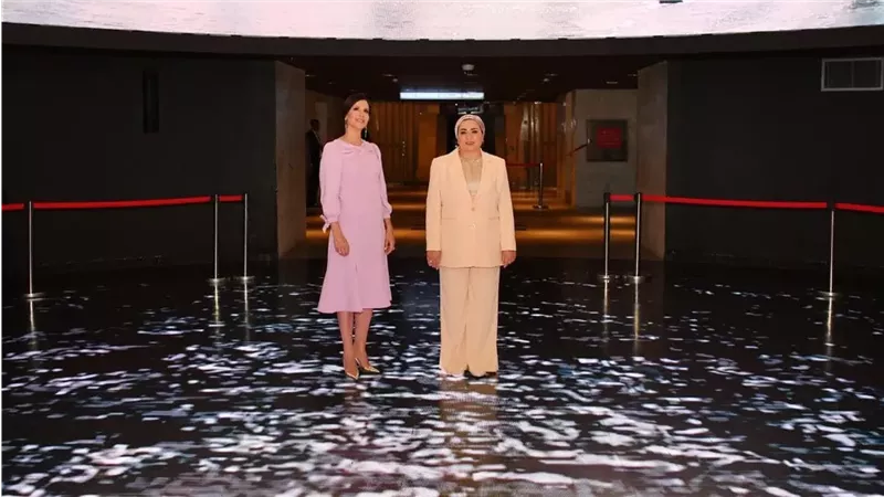 جانب من الزيارة 