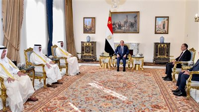 الرئيس السيسي يستقبل وزير خارجية الكويت