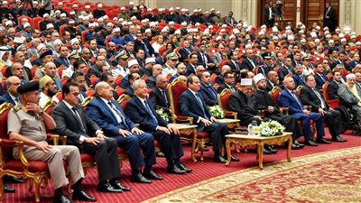 الرئيس السيسي يشهد احتفال وزارة الأوقاف بالمولد النبوي الشريف