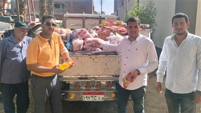 ضبط كميات من السلع والمنتجات الغذائية مجهولة المصدر بقرية المدمر في سوهاج