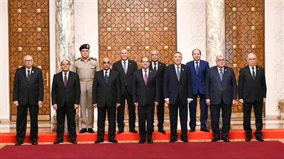 الرئيس السيسي يستقبل أعضاء المجلس الأعلى للجهات والهيئات القضائية