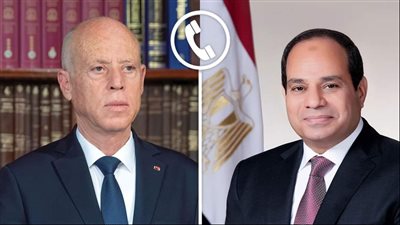 الرئيس السيسي يهنئ قيس سعيد بمناسبة إعادة انتخابه رئيسا للجمهورية التونسية