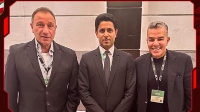 الخليفي يناقش مع الخطيب تفعيل دور رابطة الأندية الإفريقية