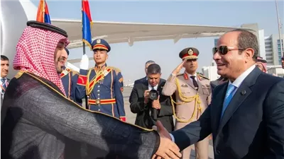 الرئيس السيسي يعقد جلسة مباحثات مع ولي العهد السعودي