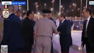 الرئيس السيسي يصل مقر احتفالية اتحاد القبائل العربية والعائلات المصرية