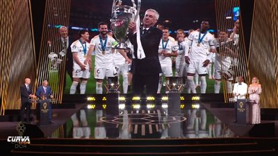 أنشيلوتى يتوج بجائزة أفضل مدرب في العالم 2024 