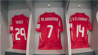 بالصور.. غرفة ملابس الأهلي قبل مواجهة العين الإماراتي بكأس إنتر كونتيننتال