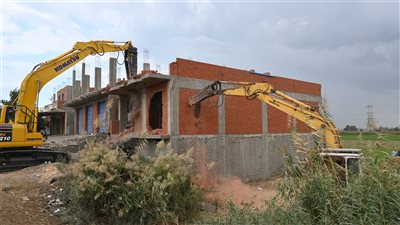 إزالة 23 حالة تعد على الأراضى الزراعية وأملاك الدولة بالبحيرة