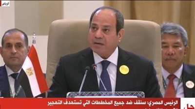 نص كلمة الرئيس السيسي في القمة العربية الإسلامية 