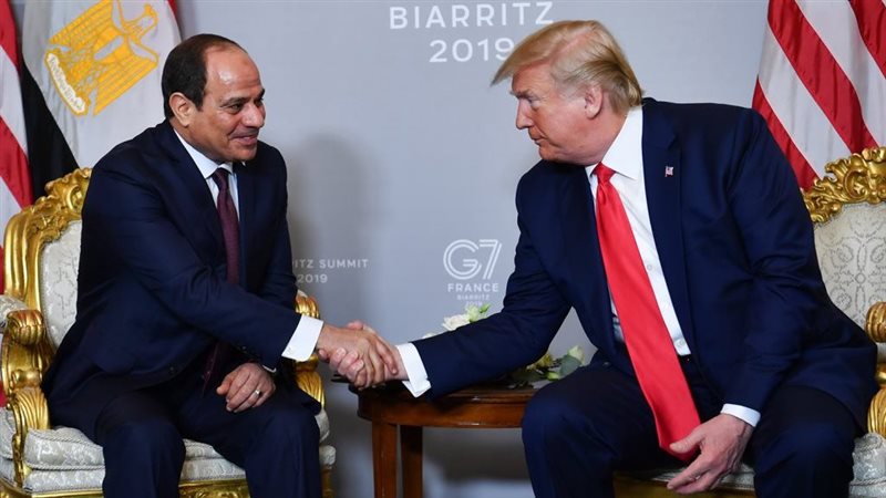 الرئيس السيسي وترامب
