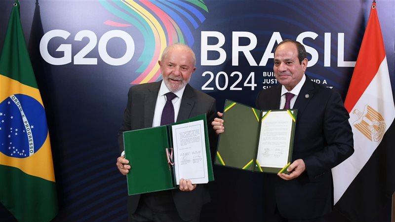 الرئيس السيسي ونظيره