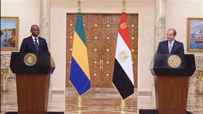 الرئيس السيسي: مصر تقف مع الجابون لإنجاح المرحلة الانتقالية وتعزيز التعاون