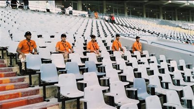 استعدادات أمنية لتأمين مباراة الأهلي والبنك الأهلي الليلة 