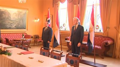 الرئيس السيسي يلتقي رئيس وزراء النرويج.. ويؤكد على رفع مستوى التبادل التجاري بين البلدين