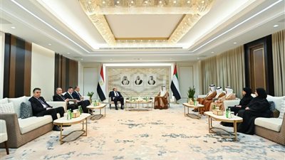 رئيس مجلس الشيوخ يلتقى رئيس المجلس الوطنى الاتحادى الإماراتى
