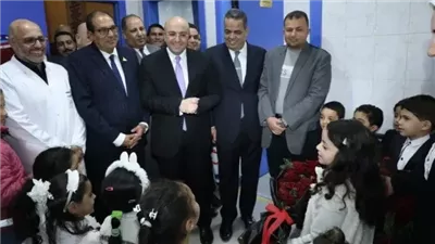 محافظ بنى سويف يفتتح وحدة عناية مركزة للأطفال بمستشفى الفشن
