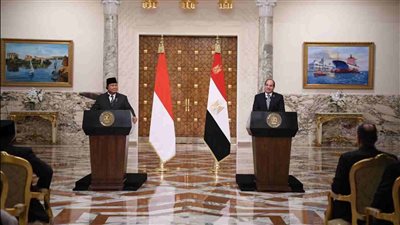 الرئيس السيسي: العلاقات مع إندونيسيا تتسم بالاستقرار والاحترام المتبادل والتعاون