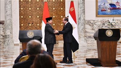 الرئيس السيسي يهنئ نظيره الإندونيسى على انتخابه رئيسًا