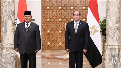 الرئيس السيسي: خدمات لوجيستية بالتعاون مع إندونسيا بالمنطقة الاقتصادية لقناة السويس