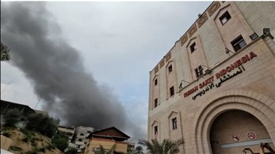 الاحتلال الإسرائيلي يجبر الجرحى والمرضى على إخلاء المستشفى الإندونيسي بغزة